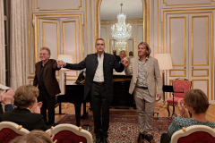 Schlussapplaus für Matthias Veit, Malte Godglück und Jaroslaw Kwaśniewski